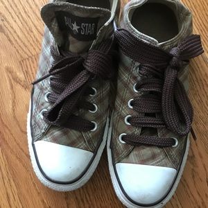 Plaid Converse Shoes